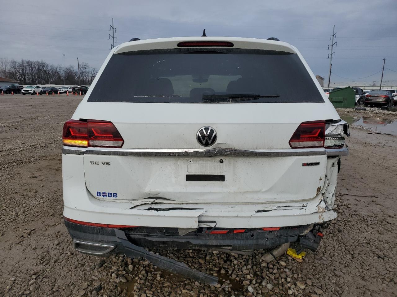 2021 Volkswagen Atlas VIN 1V2HR2CAXMC550401 Copart auction photo, rear end / front end damage thumbnail 6