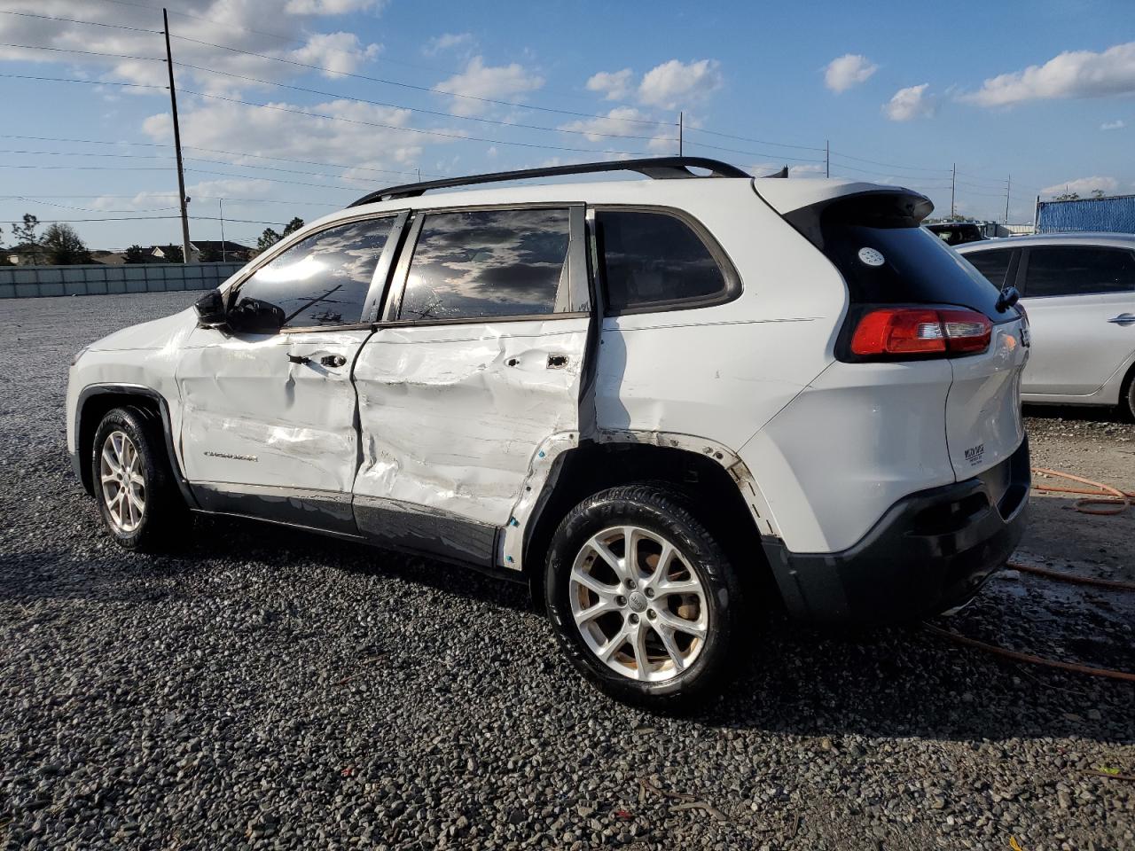 2016 Jeep Grand Cherokee VIN 1C4PJLABXGW177482 Copart auction photo, side / front end damage thumbnail 2