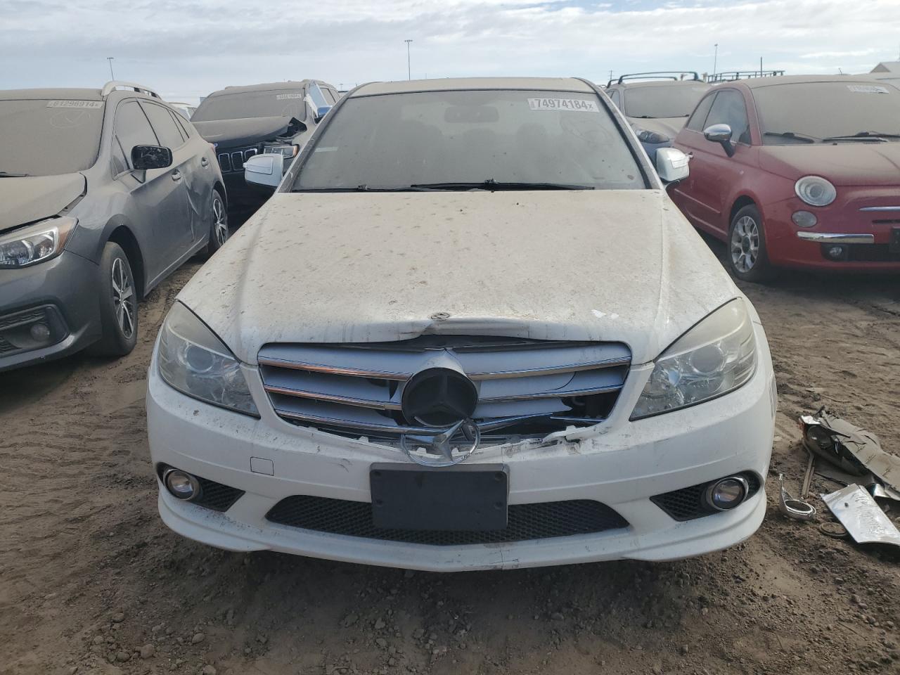2009 Mercedes-Benz C-klasse VIN WDDGF54X79R072409 Copart auction photo, front end damage thumbnail 5