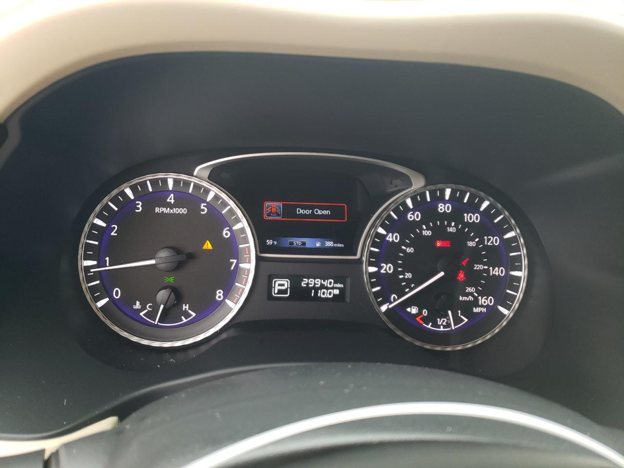 2020 Infiniti QX60 VIN 5N1DL0MN8LC542590 Copart auction photo, front end damage thumbnail 9