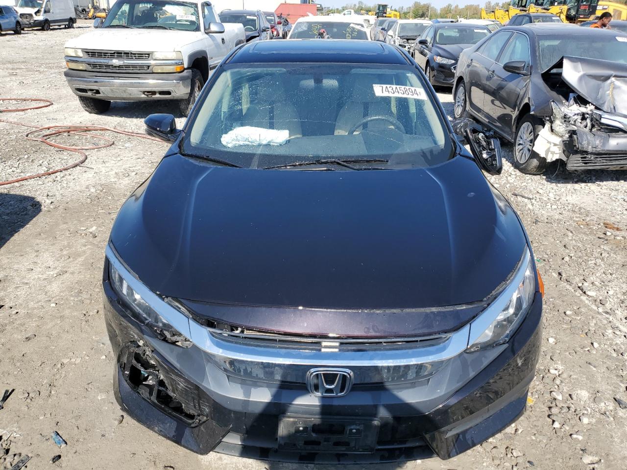 2018 Honda Civic VIN 19XFC2F78JE039185 Copart auction photo, side damage thumbnail 5