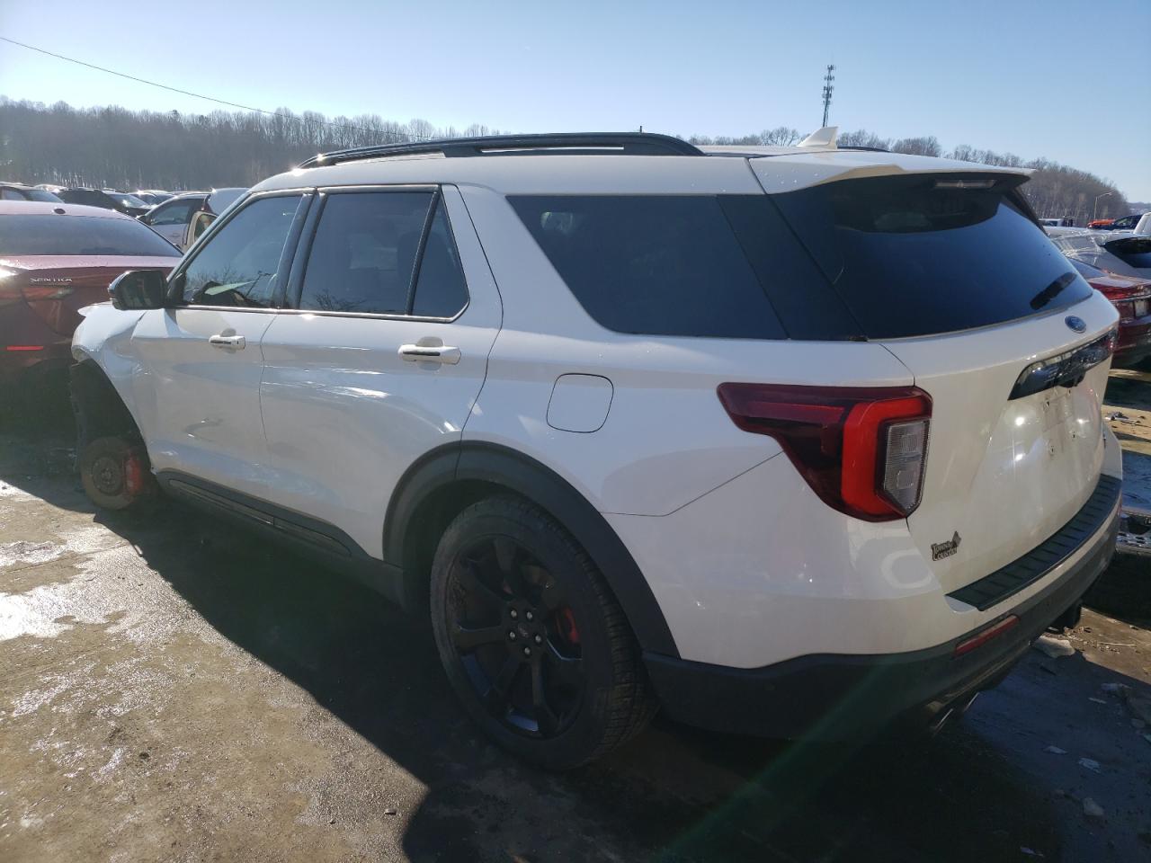 2020 Ford Explorer VIN 1FM5K8GC0LGC25623 Copart auction photo, front end / undercarriage damage thumbnail 2