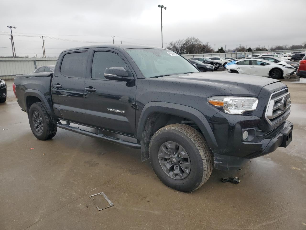 2021 Toyota Tacoma VIN 5TFCZ5AN9MX256838 Copart auction photo, all over damage thumbnail 4