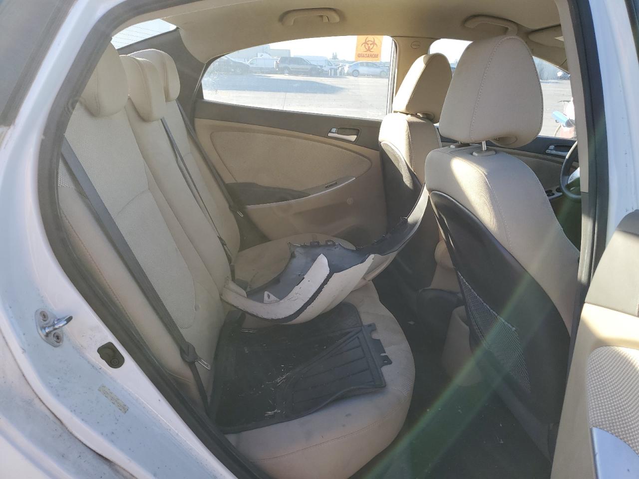 2013 Hyundai Accent VIN KMHCT4AE2DU274722 Copart auction photo, front end / side damage thumbnail 11
