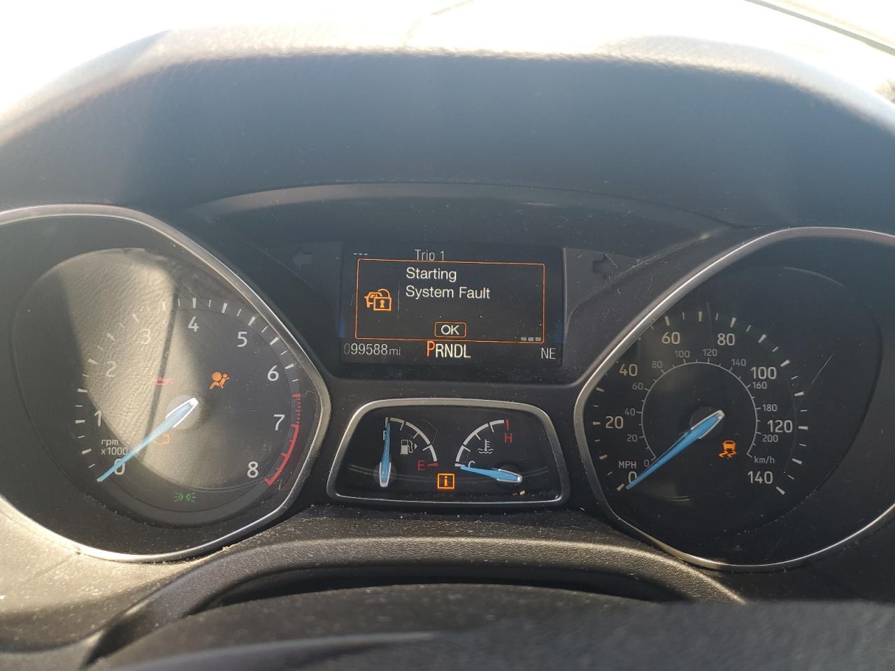 2015 Ford Focus VIN 1FADP3F24FL300807 Copart auction photo, front end damage thumbnail 9