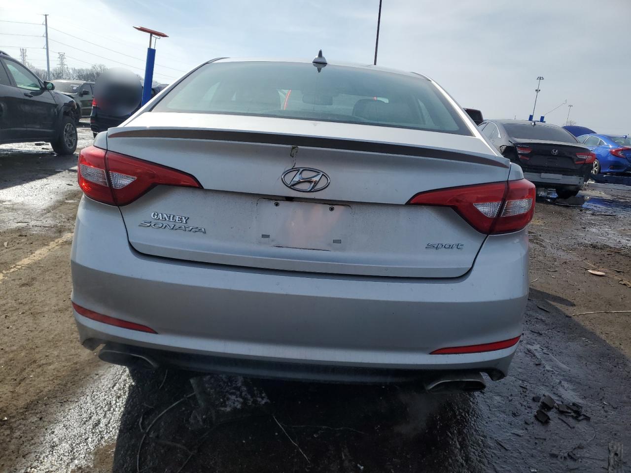 2015 Hyundai Sonata VIN 5NPE34AF5FH065512 Copart auction photo, front end damage thumbnail 6