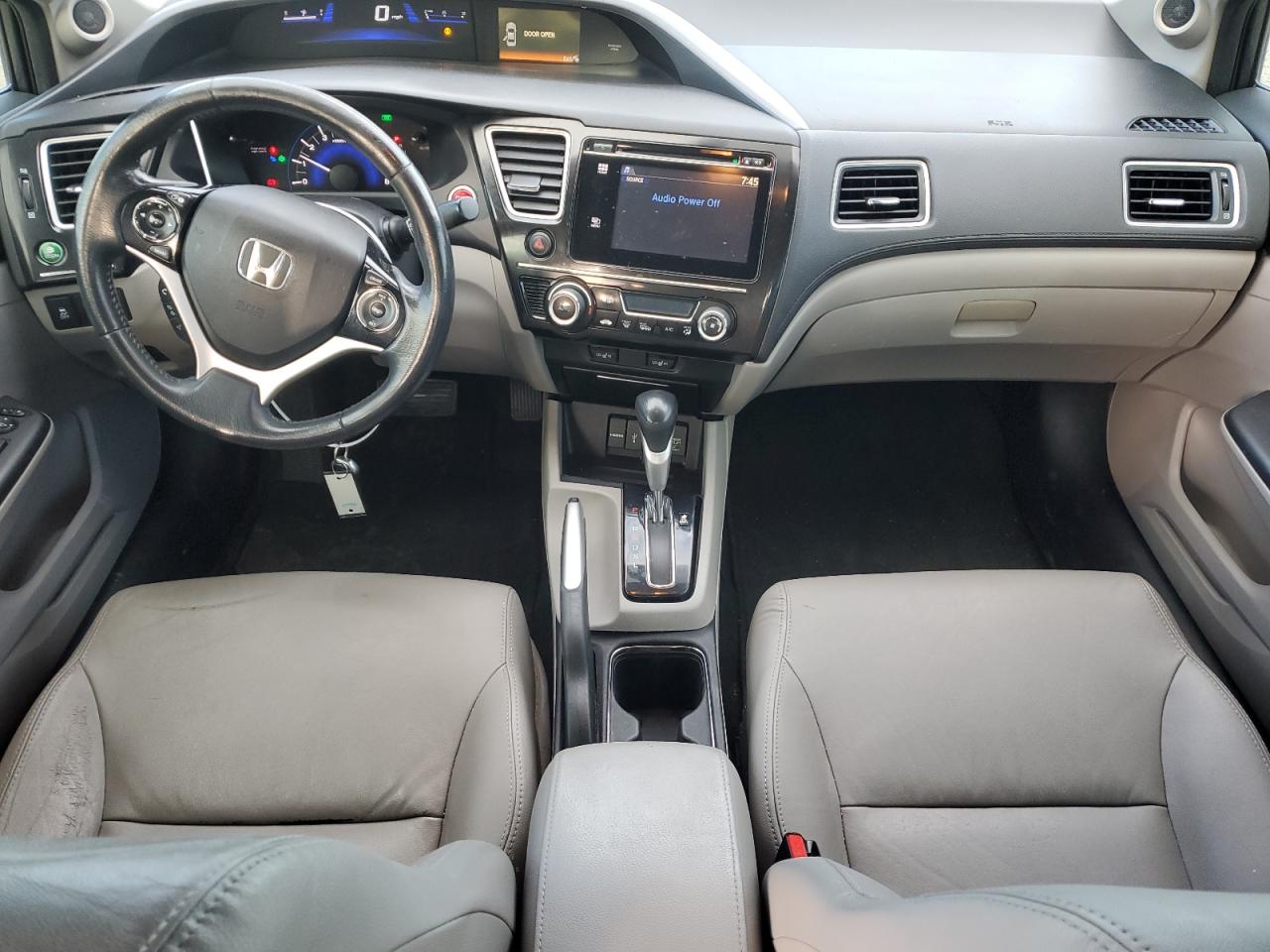 2015 Honda Civic VIN 2HGFB2F93FH501282 Copart auction photo, front end damage thumbnail 8