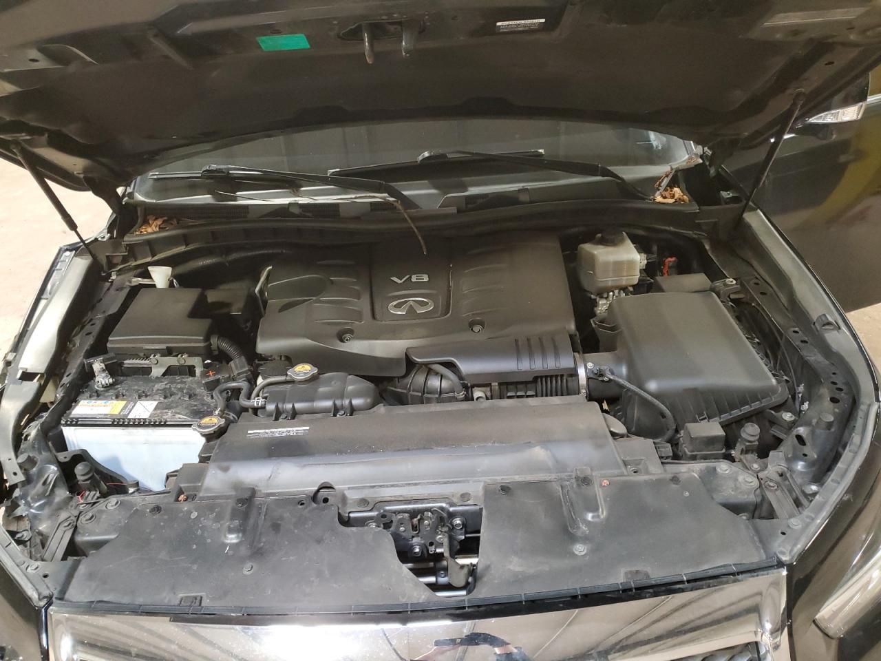 2020 Infiniti QX80 VIN JN8AZ2NF5L9705397 Copart auction photo, front end / side damage thumbnail 12