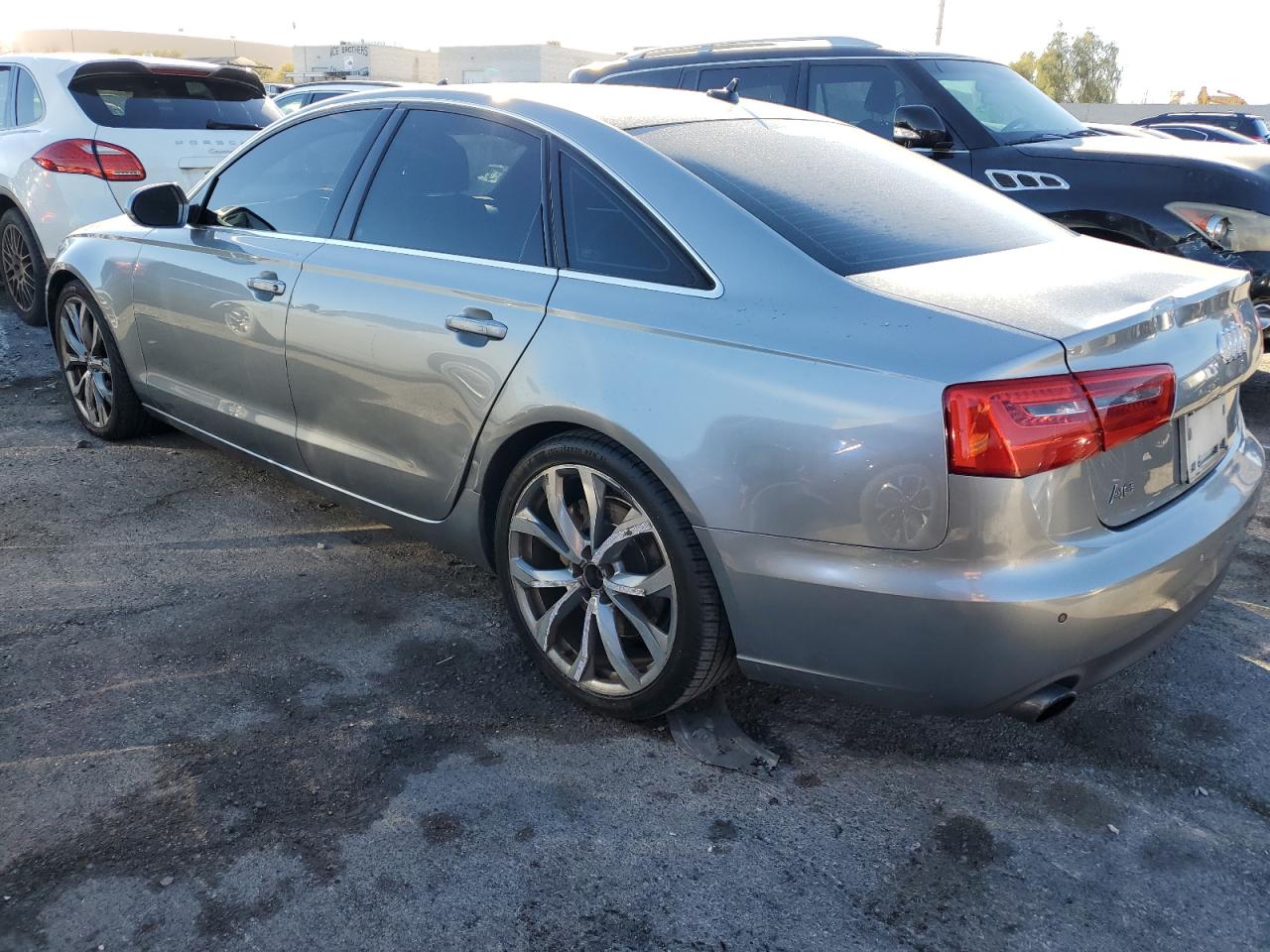 2014 Audi A6 VIN WAUGFAFC6EN054592 Copart auction photo, rear end / minor dent/scratches damage thumbnail 2
