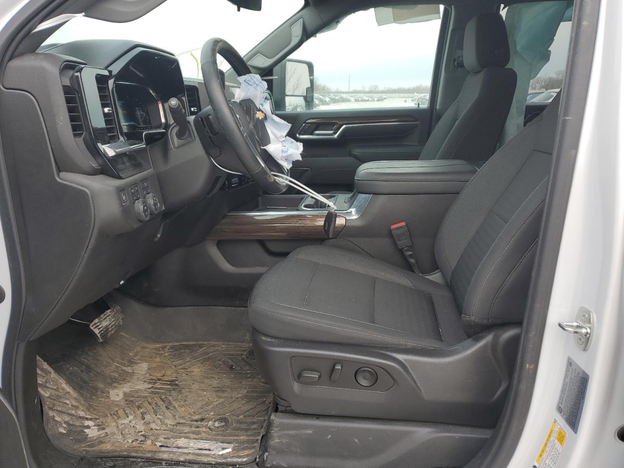 2024 Chevrolet Silverado VIN 1GC4YNEY2RF180355 Copart auction photo, stripped damage thumbnail 7