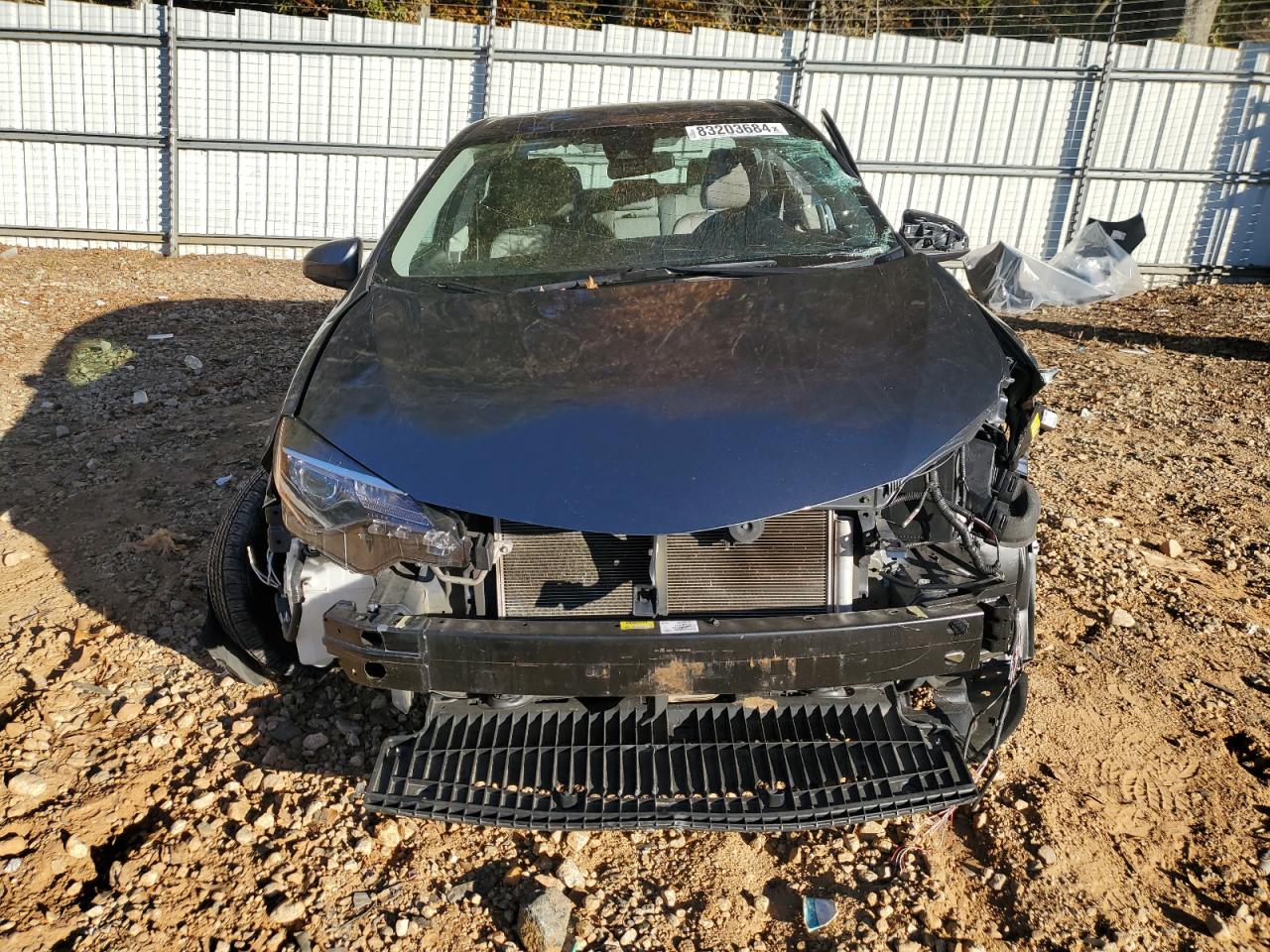 2019 Toyota Corolla VIN 2T1BURHEXKC158324 Copart auction photo, front end / all over damage thumbnail 5