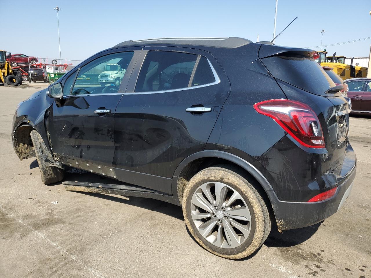 2019 Buick Encore VIN KL4CJASB0KB860528 Copart auction photo, front end / side damage thumbnail 2