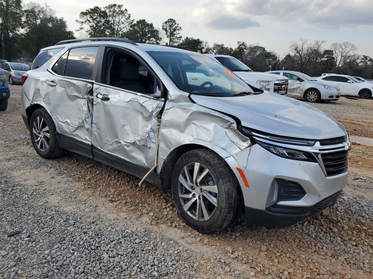 2022 Chevrolet Equinox VIN 3GNAXKEV6NL254023 Copart auction photo, side damage thumbnail 4