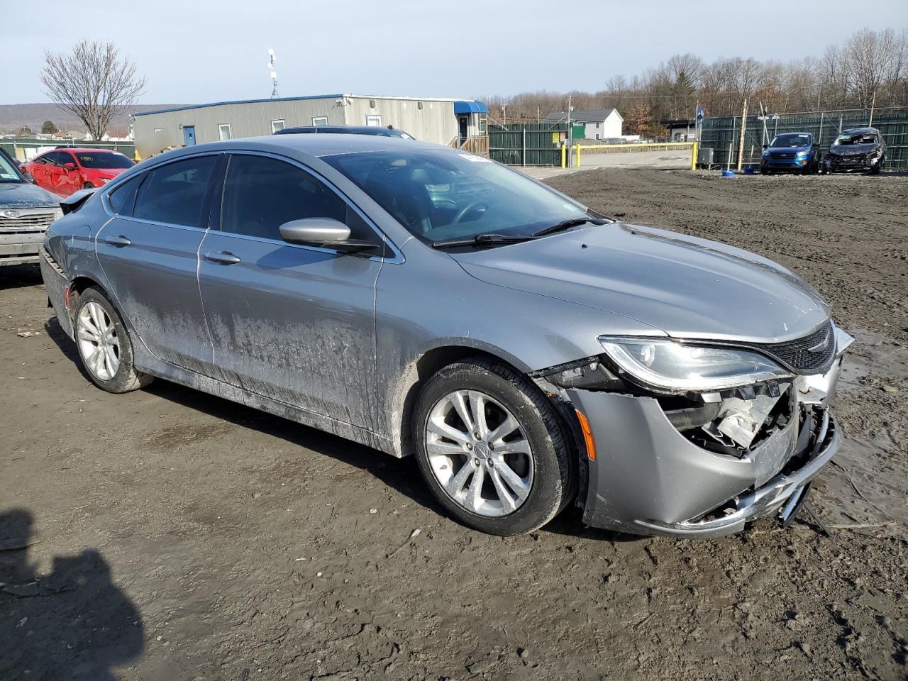 2015 Chrysler 200 VIN 1C3CCCABXFN525802 Copart auction photo, rear end / front end damage thumbnail 4