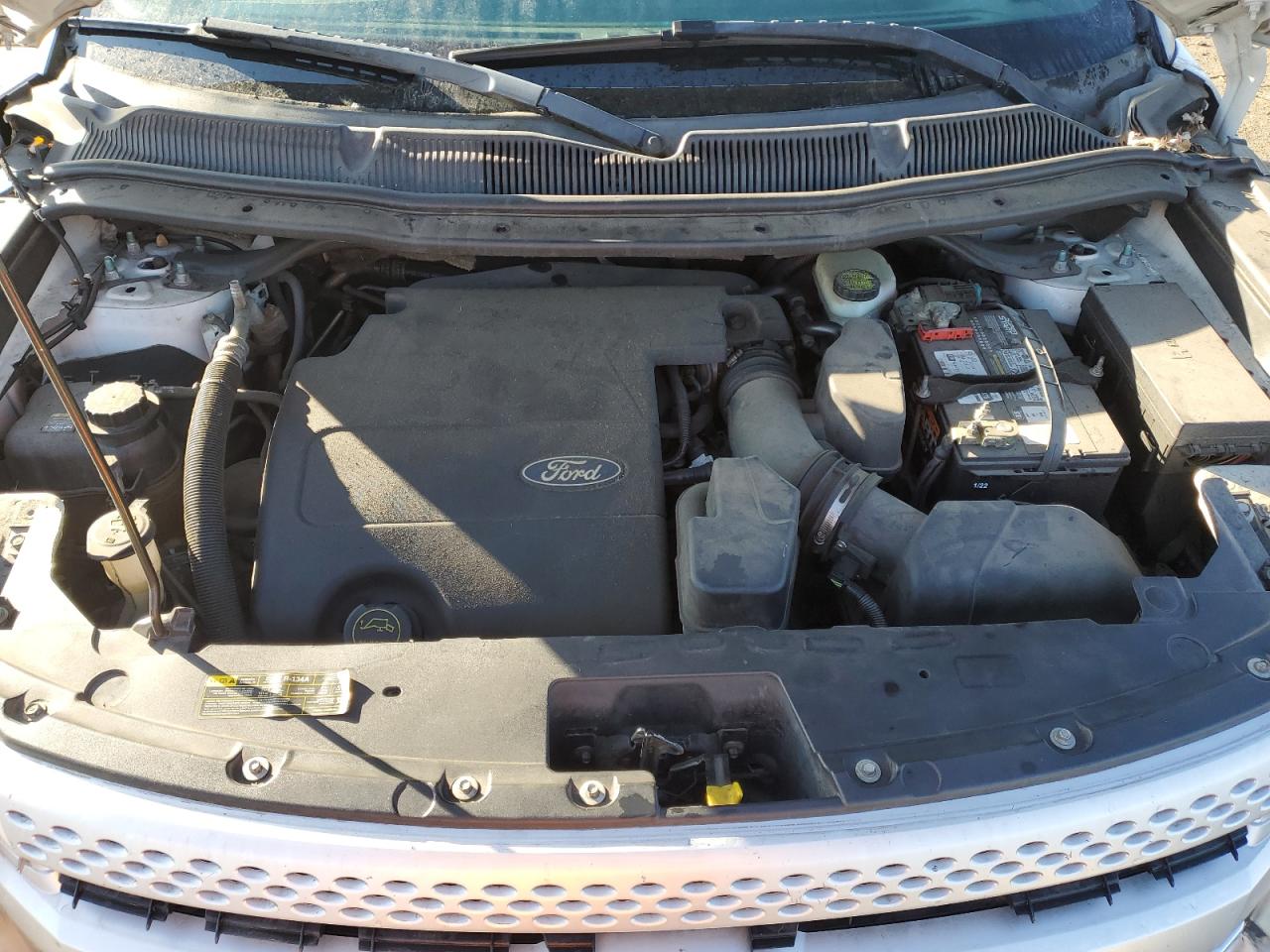 2012 Ford Explorer VIN 1FMHK7B89CGA51948 Copart auction photo, side / front end damage thumbnail 11