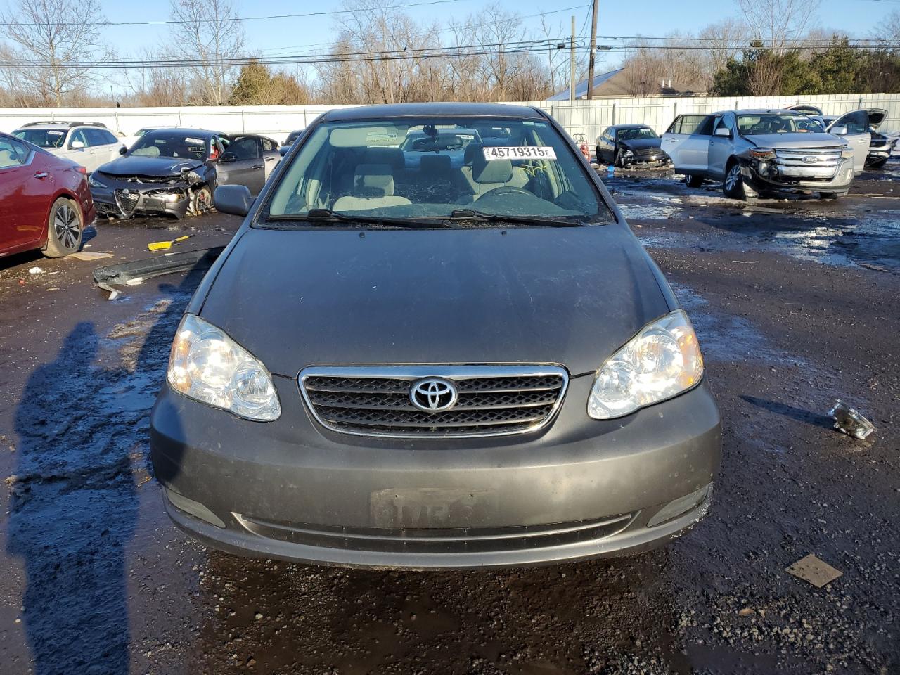 2005 Toyota Corolla VIN 2T1BR30E45C435192 Copart auction photo, rear end / side damage thumbnail 5