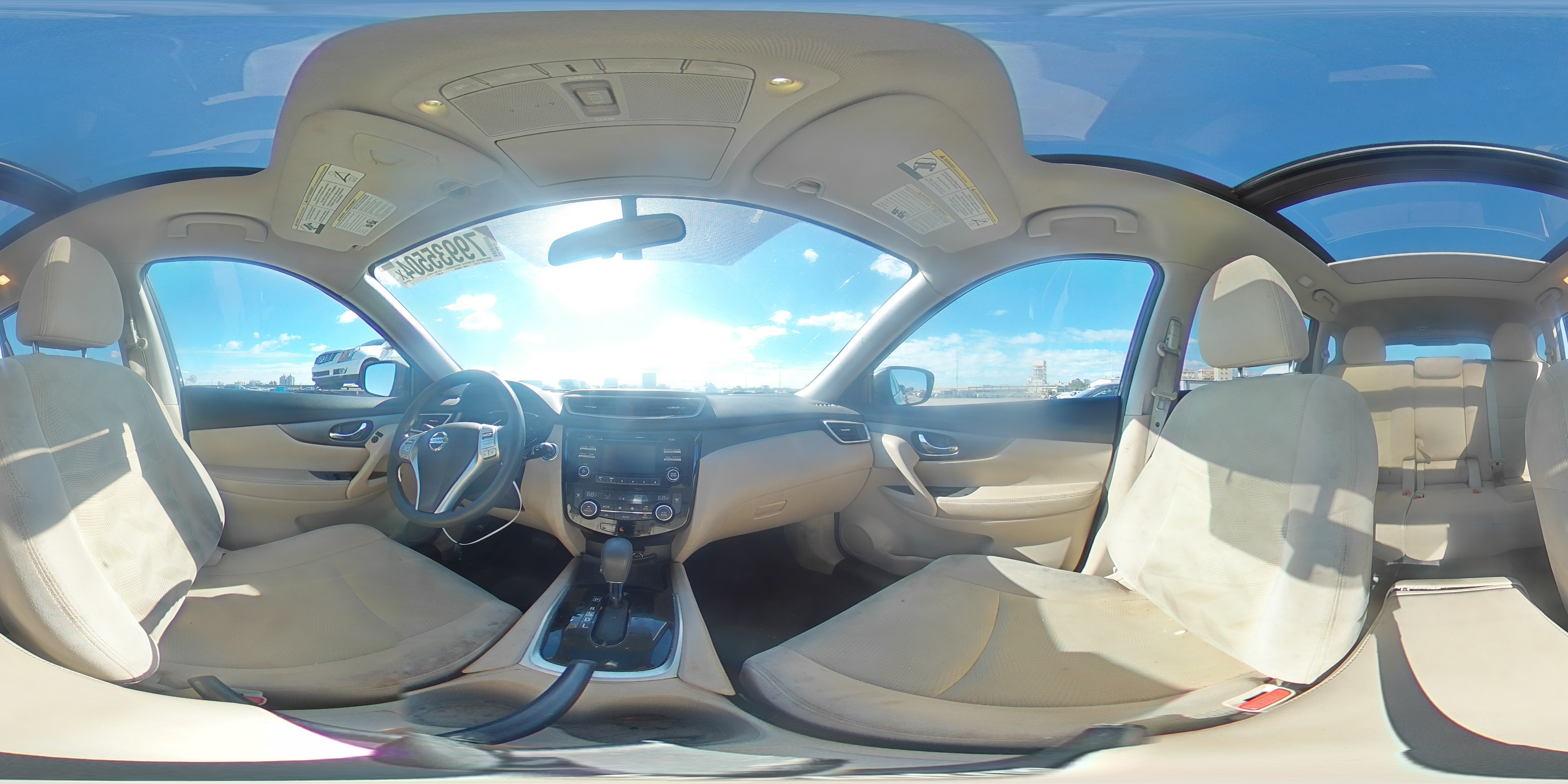 2016 Nissan Rogue VIN 5N1AT2MT8GC809293 Copart auction photo, side / rear end damage thumbnail 12