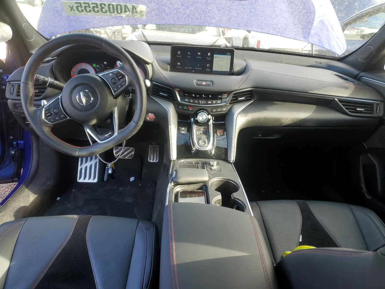 2023 Acura TLX VIN 19UUB6F50PA000930 Copart auction photo, front end / minor dent/scratches damage thumbnail 8