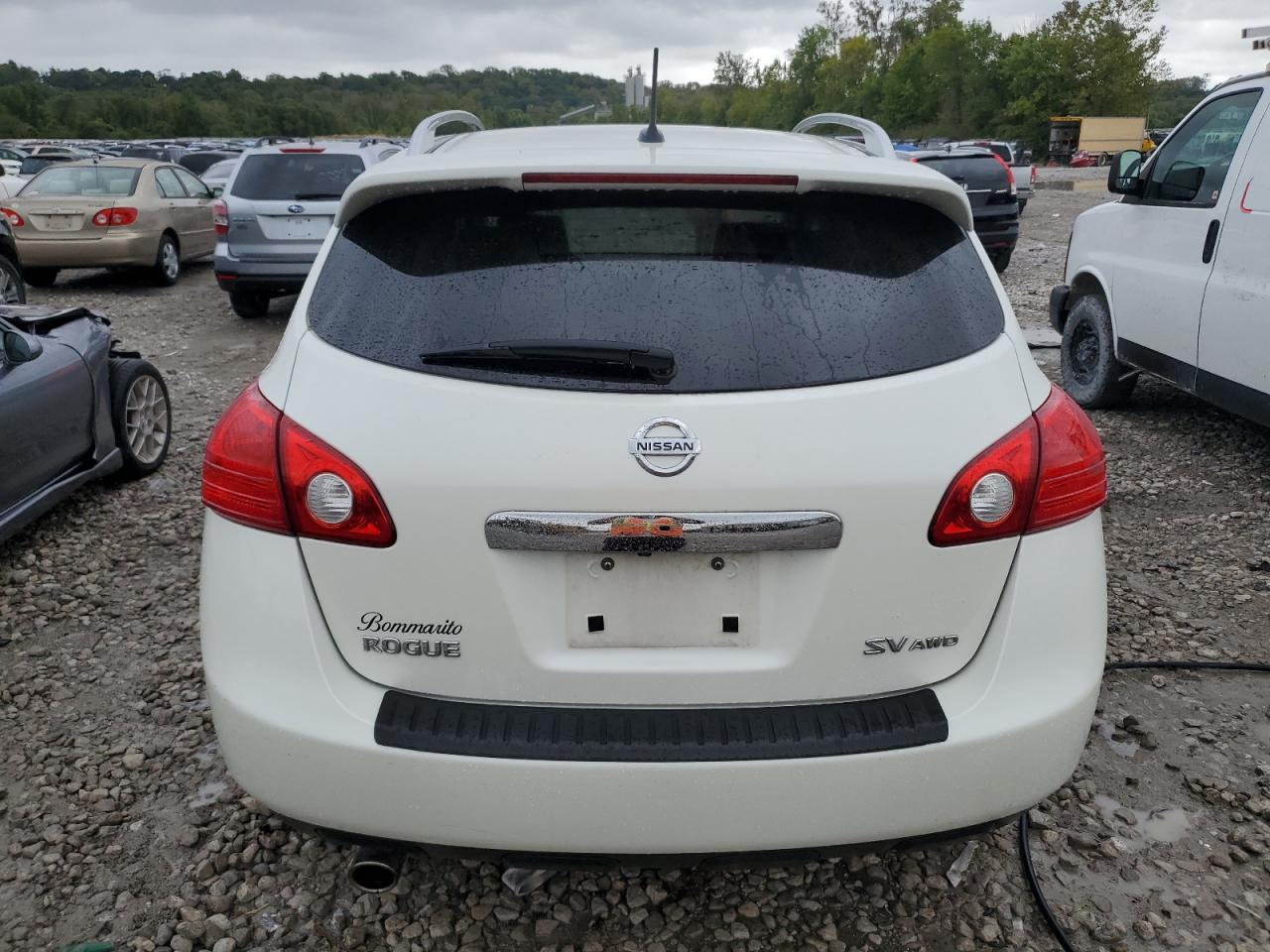 2013 Nissan Rogue VIN JN8AS5MV5DW106470 Copart auction photo, front end damage thumbnail 6
