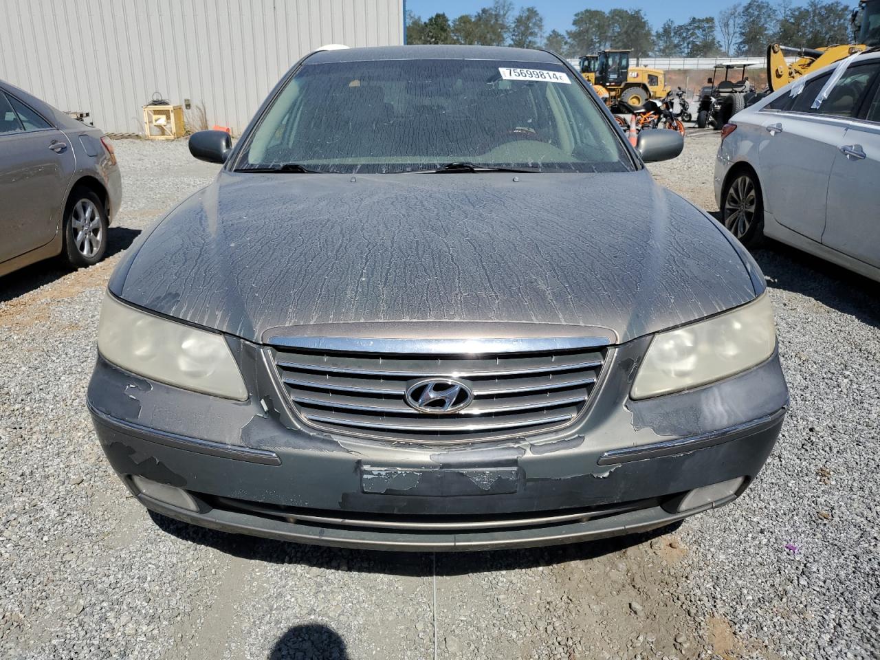 2007 Hyundai Azera VIN KMHFC46F47A237532 Copart auction photo, water/flood damage thumbnail 5