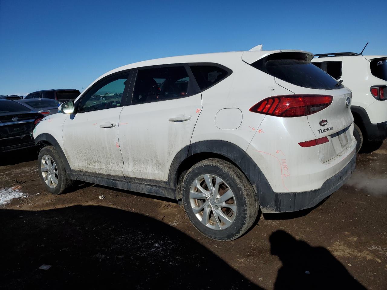 2019 Hyundai Tucson VIN KM8J2CA43KU965668 Copart auction photo, front end damage thumbnail 2
