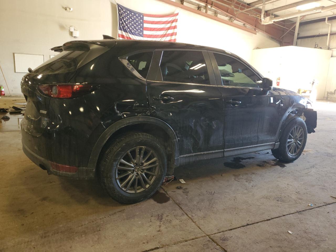 2017 Mazda CX-5 VIN JM3KFACL9H0118506 Copart auction photo, front end / side damage thumbnail 3