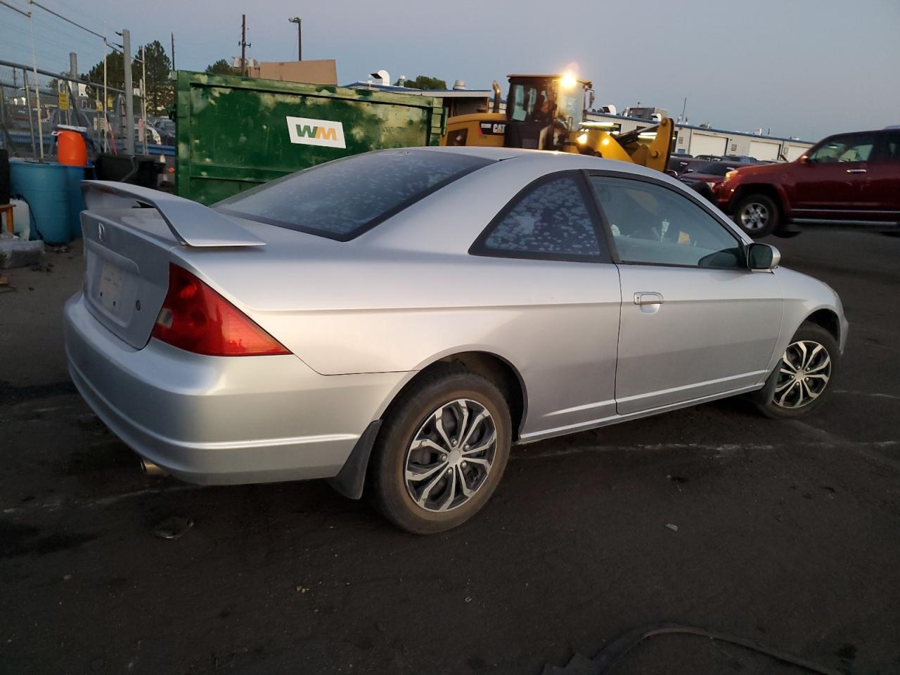 2001 Honda Civic VIN 1HGEM21961L002680 Copart auction photo, side / hail damage thumbnail 3