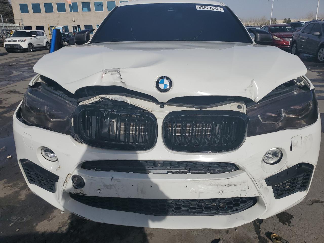 2017 BMW X6 VIN 5YMKW8C37H0U71965 Copart auction photo, front end / rear end damage thumbnail 5