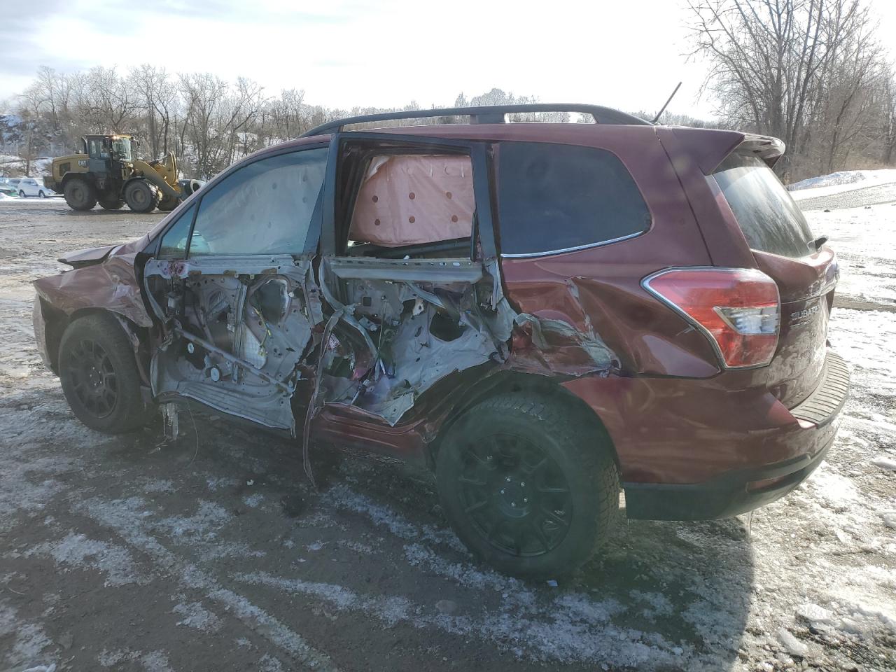 2015 Subaru Forester VIN JF2SJAKC7FH476809 Copart auction photo, all over / side damage thumbnail 2