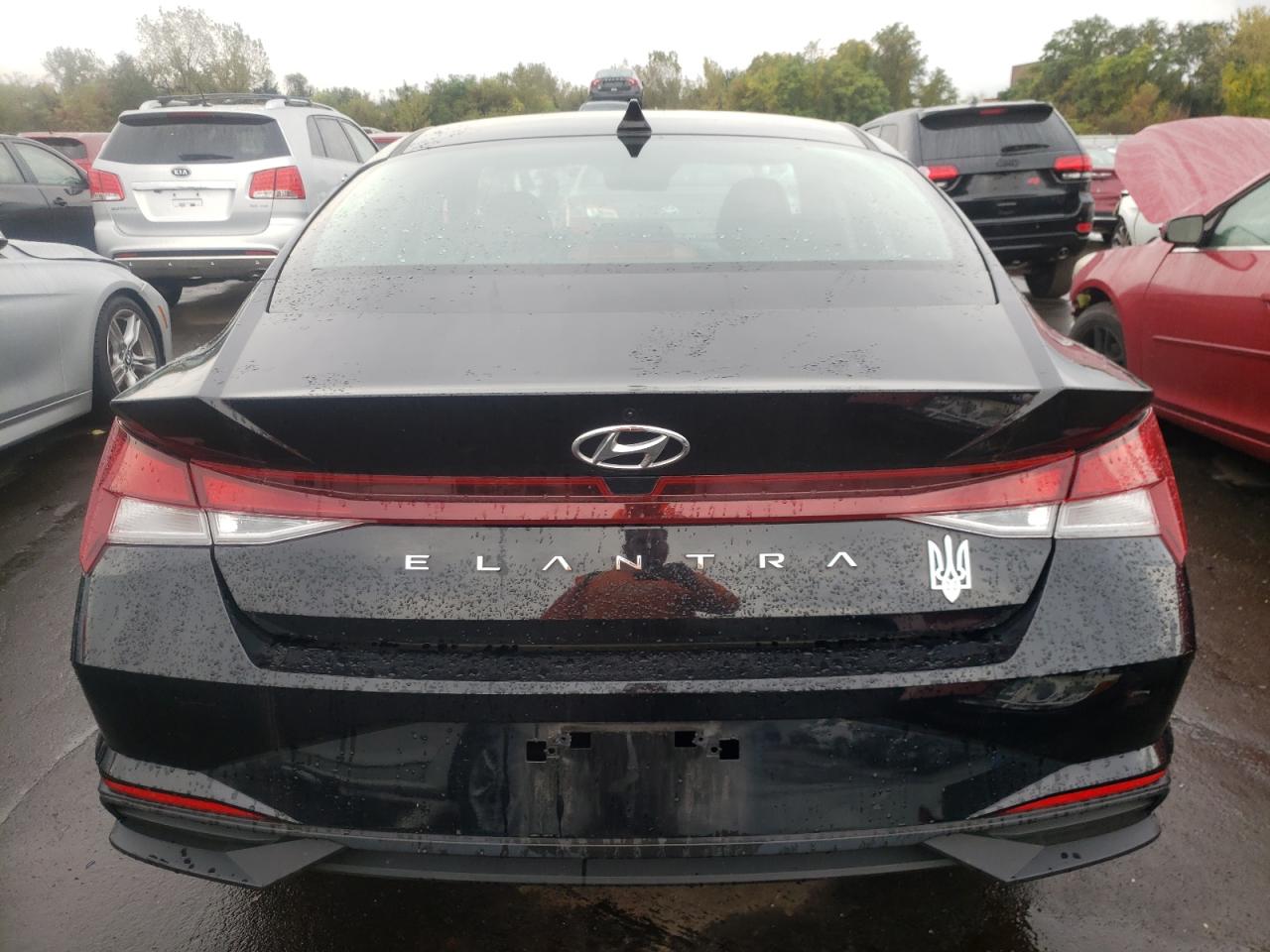 2022 Hyundai Elantra VIN KMHLL4AG3NU298319 Copart auction photo, vandalism damage thumbnail 6