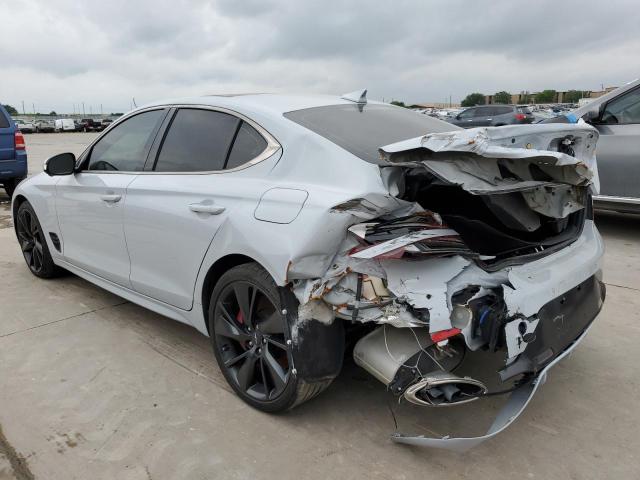 2022 Genesis G70 VIN KMTG54TE7NU085709 Copart auction photo, rear end damage thumbnail 2