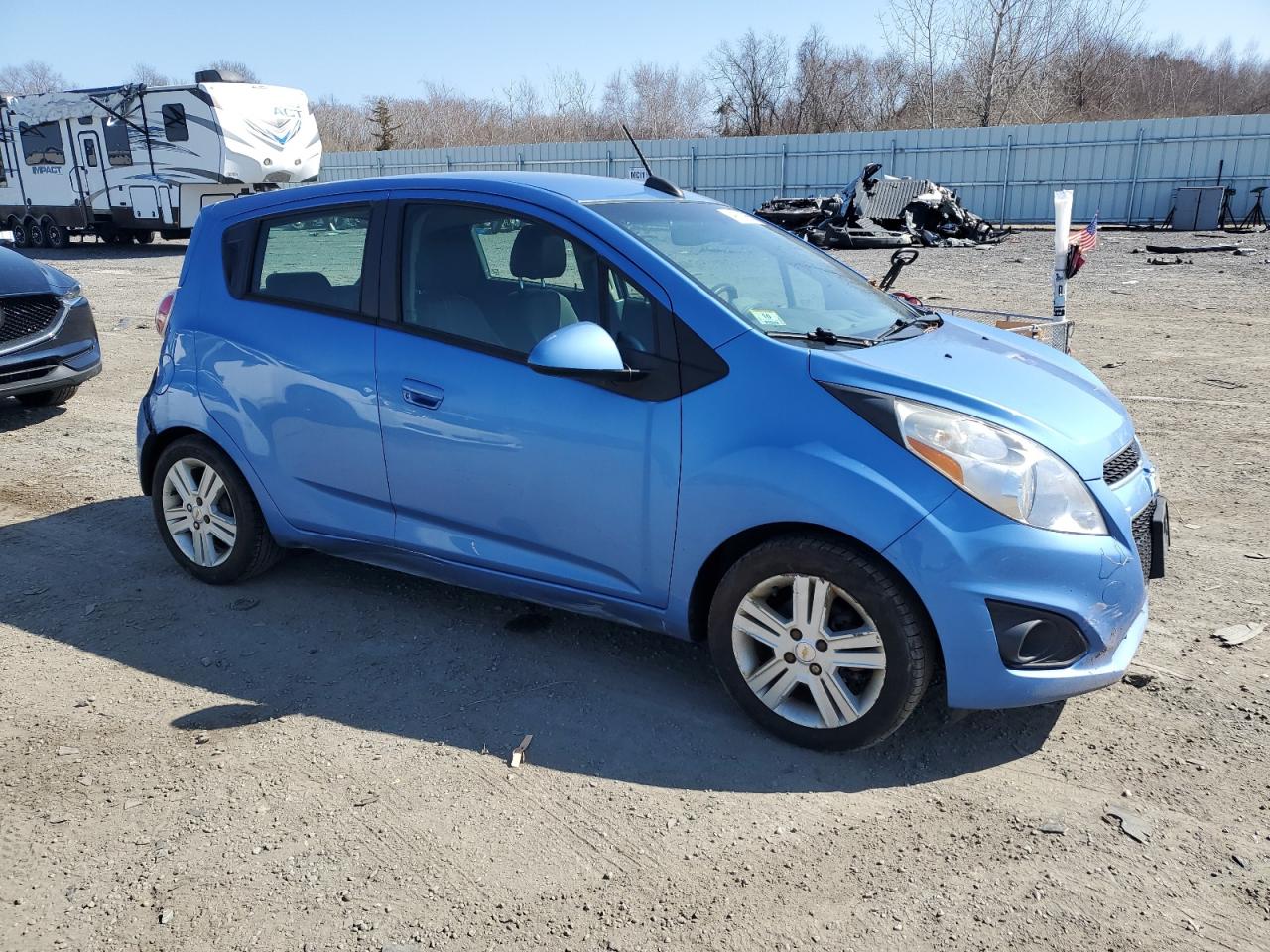 2015 Chevrolet Spark VIN KL8CB6S97FC753658 Copart auction photo, front end / minor dent/scratches damage thumbnail 4