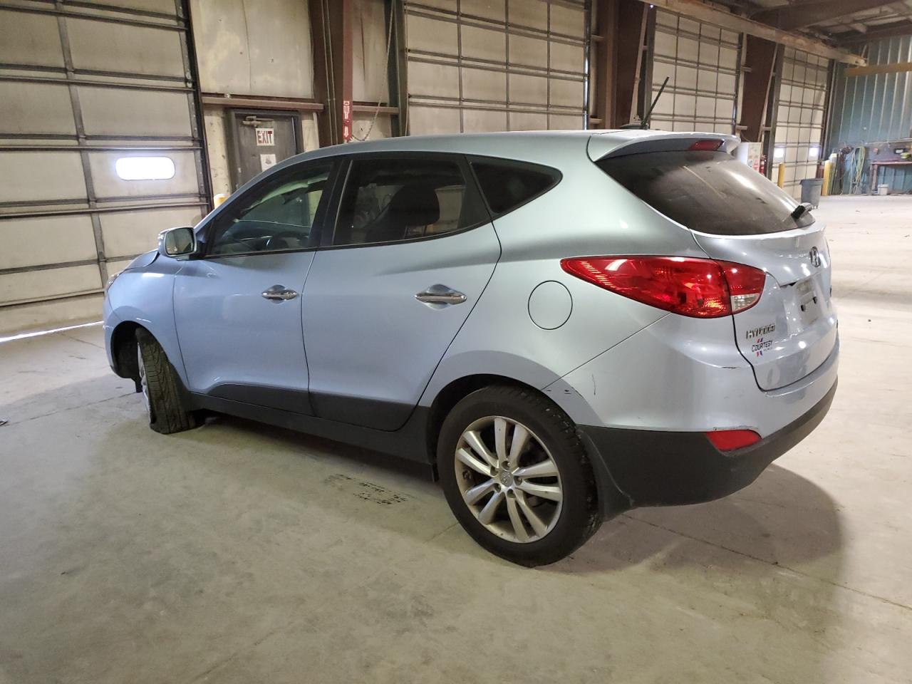 2013 Hyundai Tucson VIN KM8JUCAC9DU604398 Copart auction photo, front end / side damage thumbnail 2