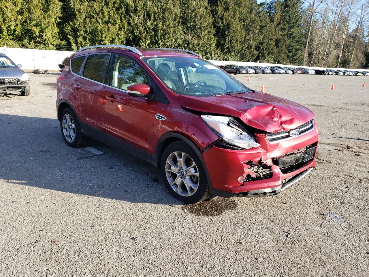 2016 Ford Escape VIN 1FMCU9J92GUB39323 Copart auction photo, front end damage thumbnail 4