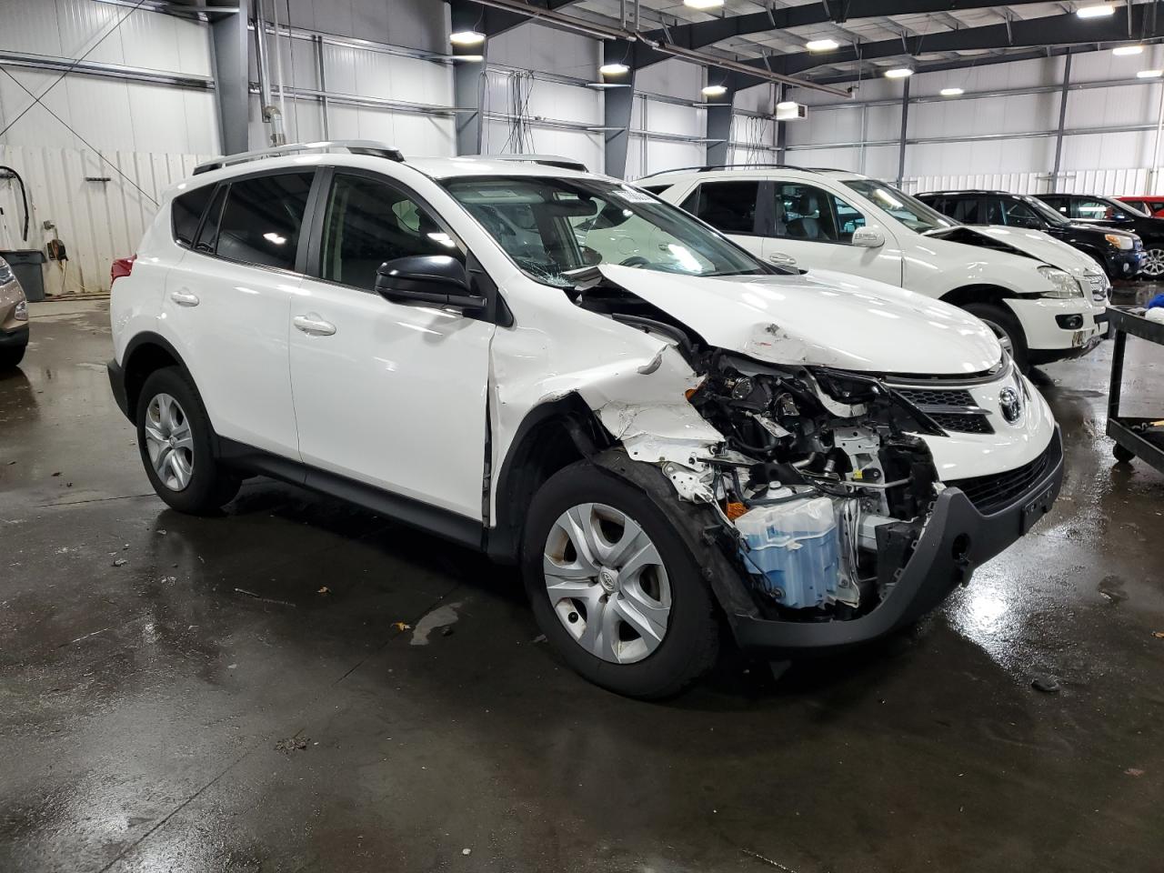 2015 Toyota RAV 4 VIN JTMBFREV9FJ042816 Copart auction photo, front end damage thumbnail 4
