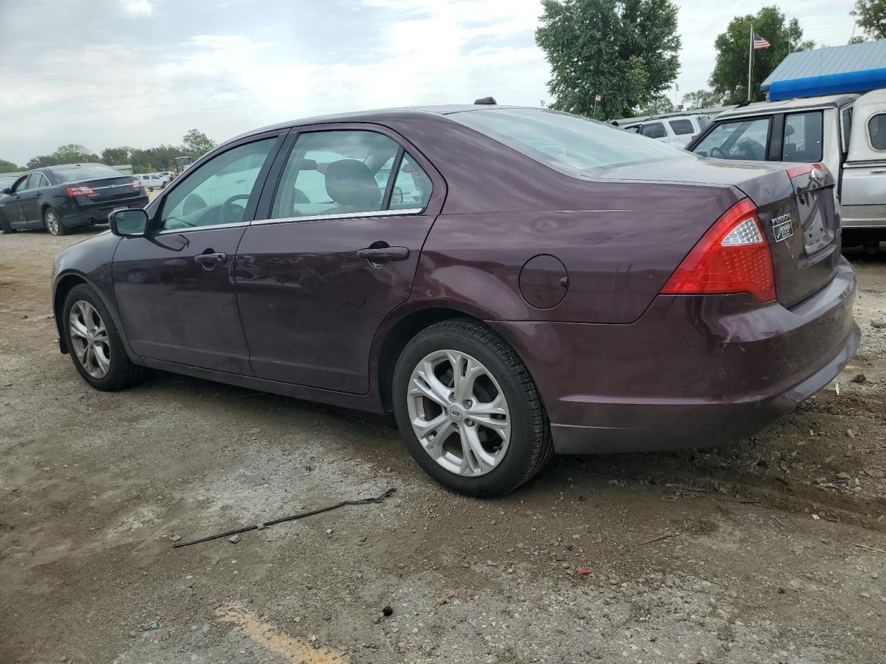 2012 Ford Fusion VIN 3FAHP0HA9CR437565 Copart auction photo, front end damage thumbnail 2