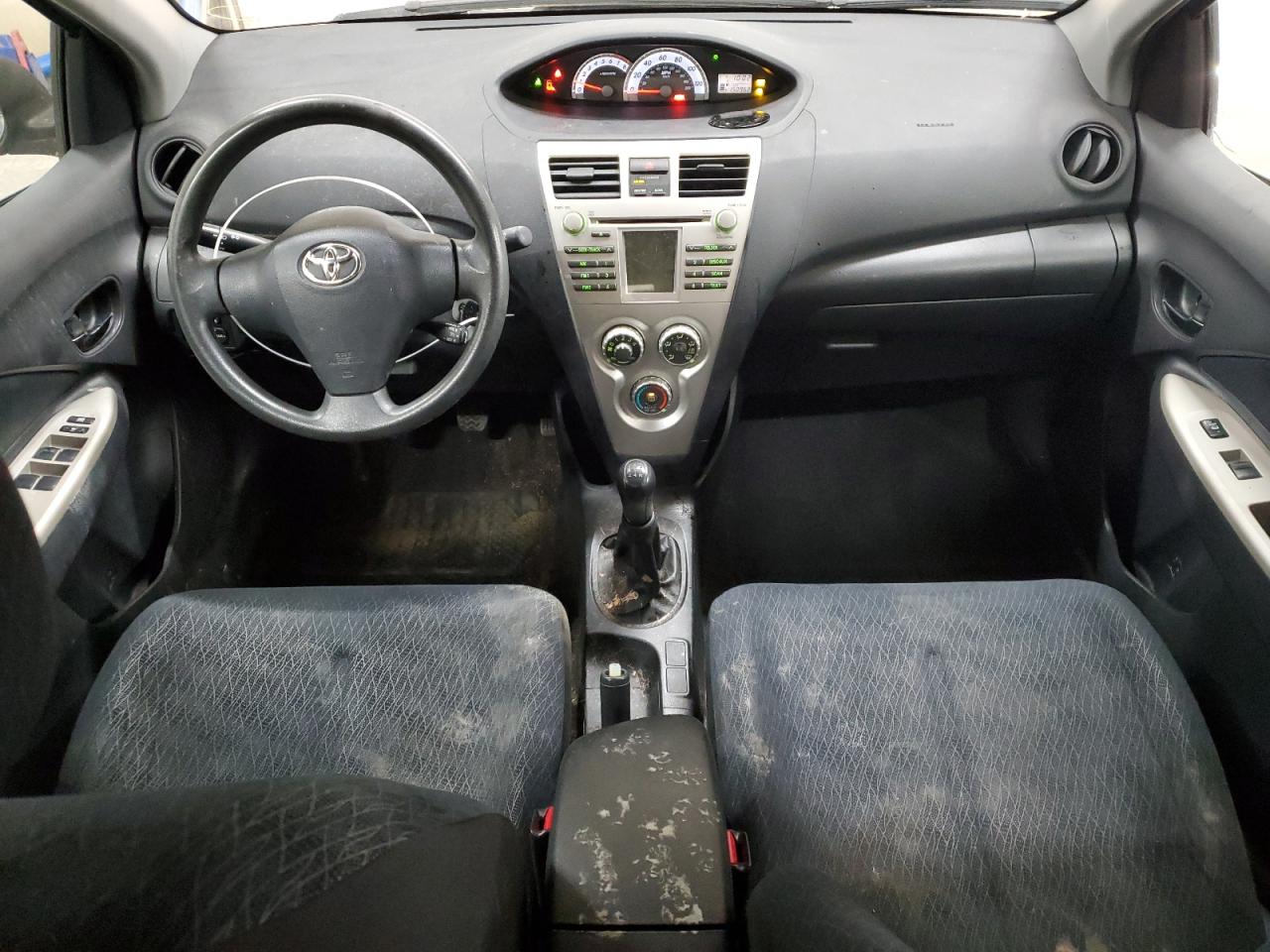 2008 Toyota Yaris VIN JTDBT923581235754 Copart auction photo, rear end / front end damage thumbnail 8
