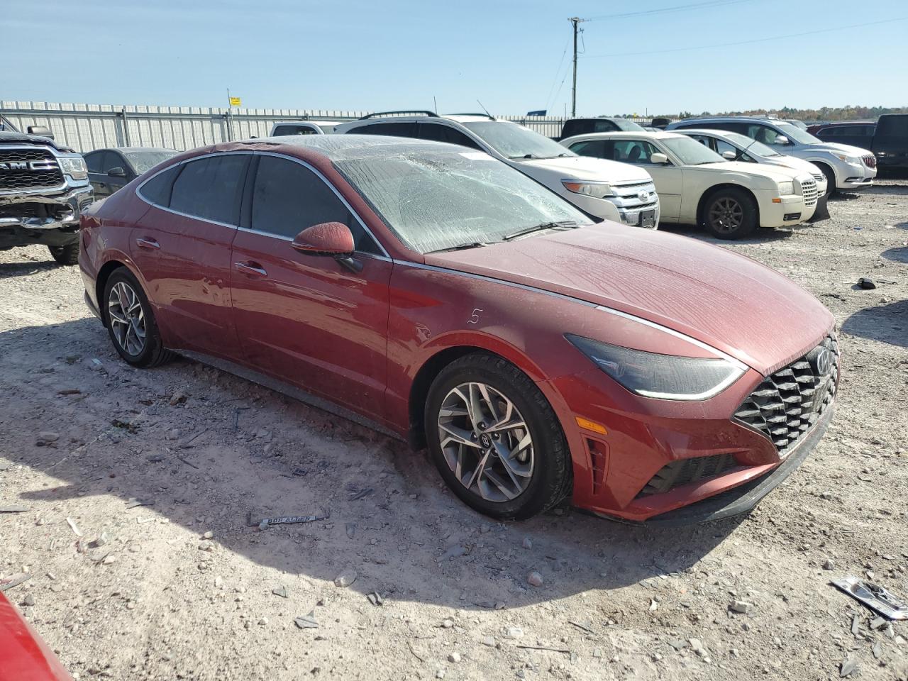 2023 Hyundai Sonata VIN KMHL14JA3PA323063 Copart auction photo, all over damage thumbnail 4