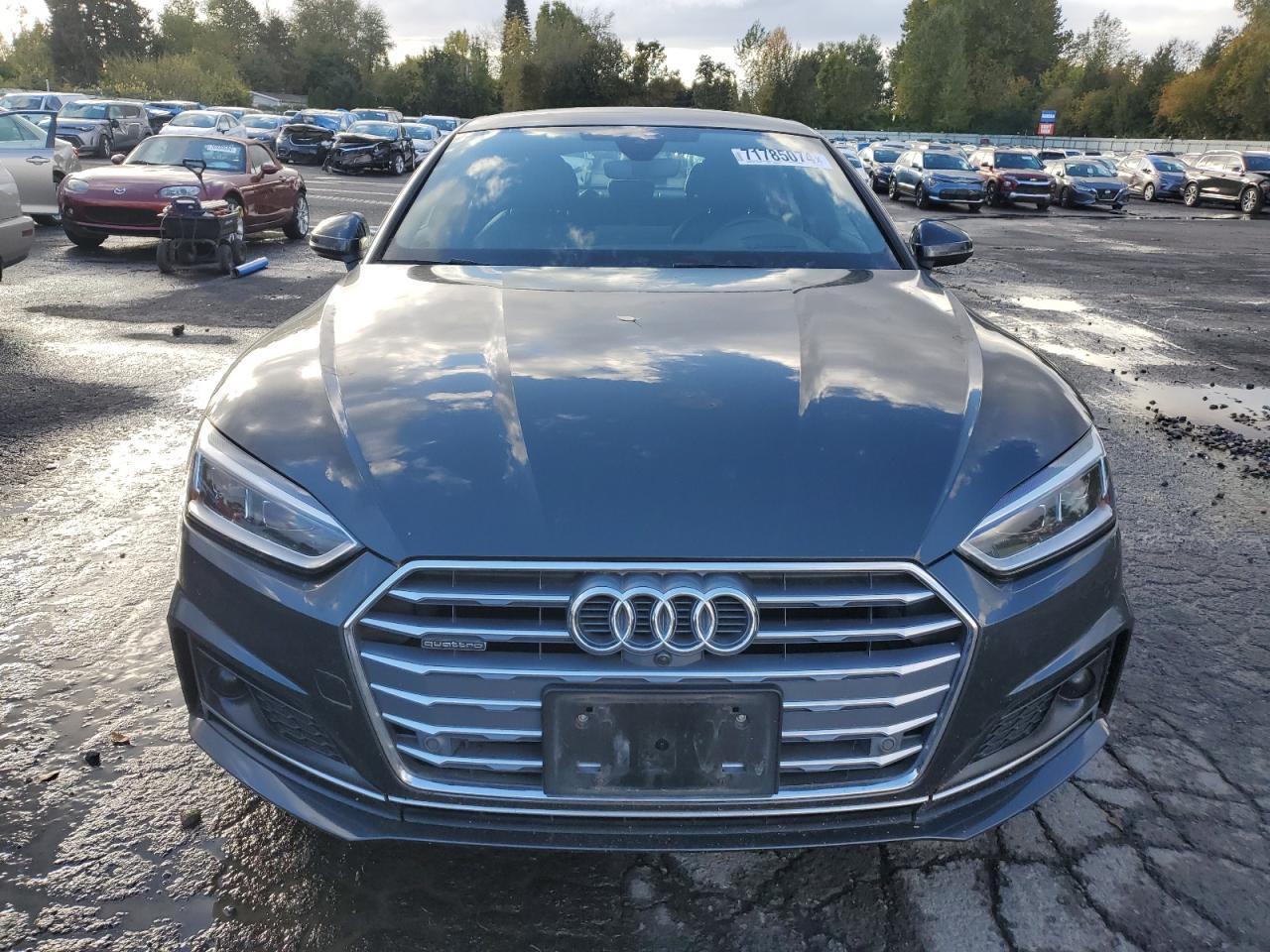 2018 Audi A5 VIN WAUFNCF56JA079425 Copart auction photo, rear end / side damage thumbnail 5