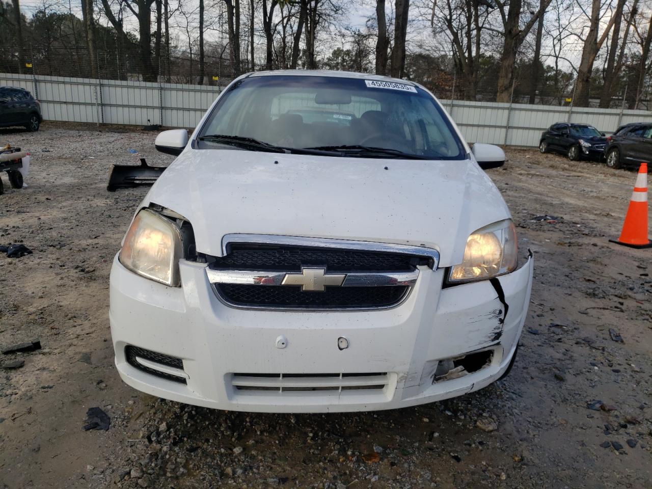 2011 Chevrolet Aveo VIN KL1TD5DE2BB141915 Copart auction photo, front end / rear end damage thumbnail 5