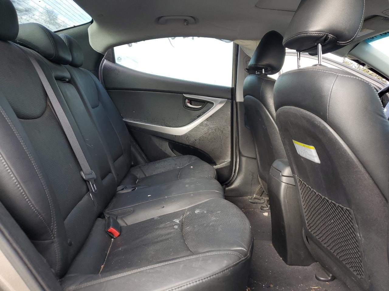 2013 Hyundai Elantra VIN 5NPDH4AE0DH296500 Copart auction photo, all over damage thumbnail 10