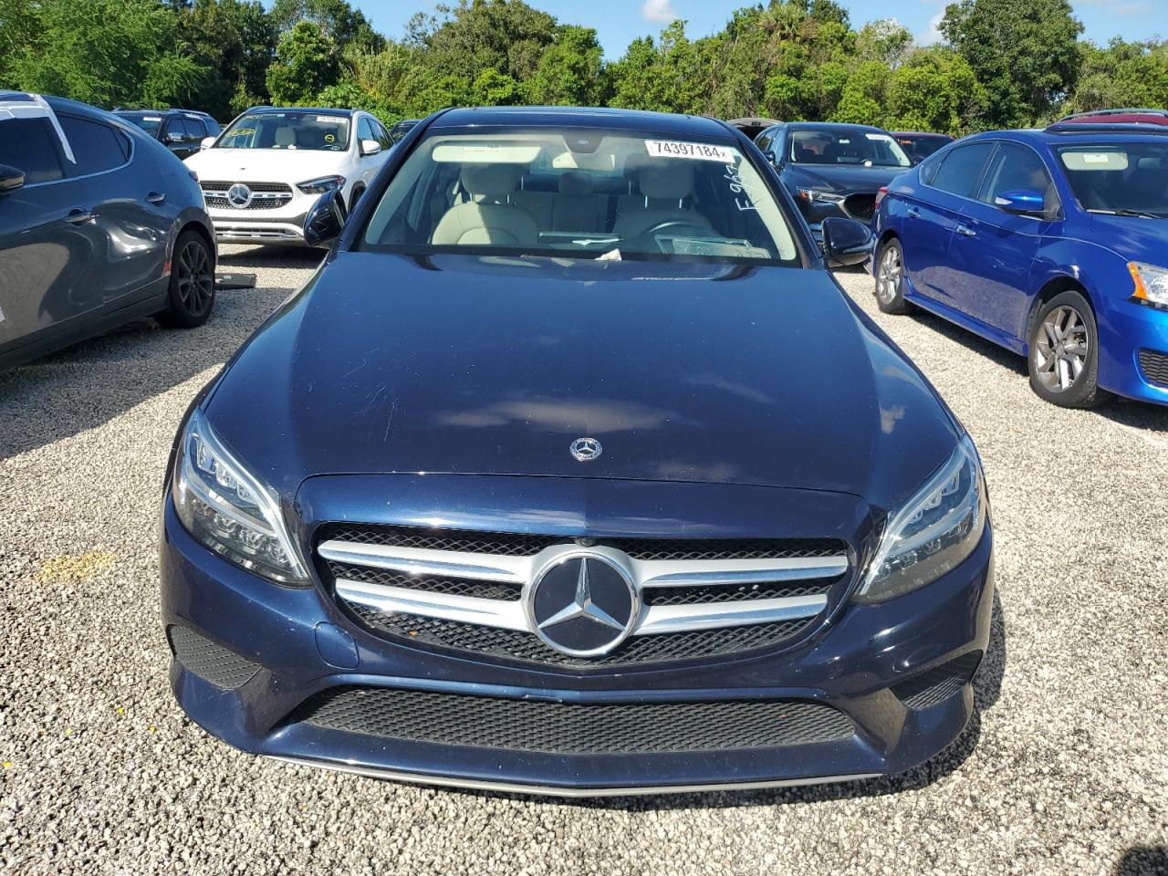 2019 Mercedes-Benz C-klasse VIN 55SWF8DB4KU300999 Copart auction photo, water/flood damage thumbnail 5