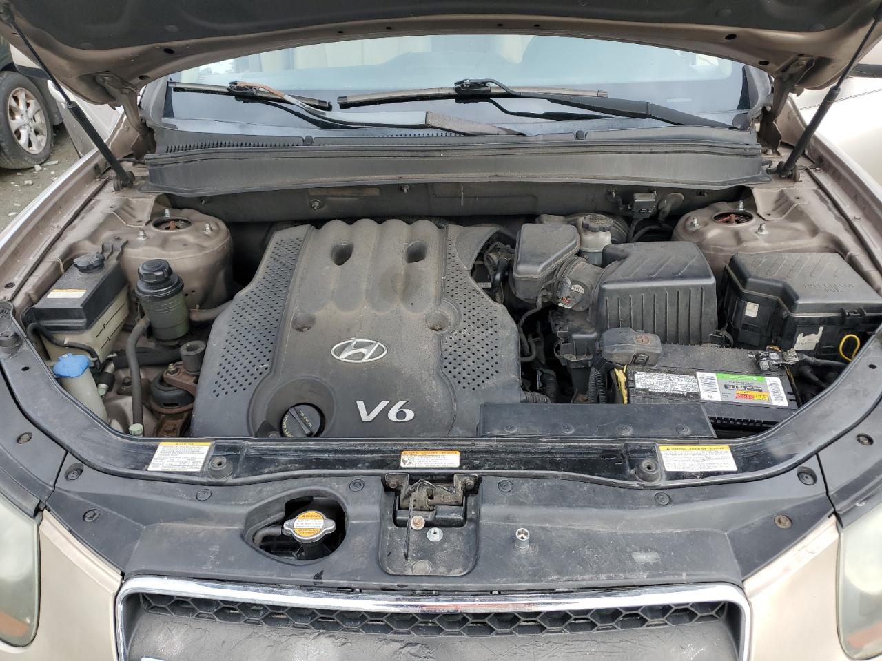 2007 Hyundai Santa Fe VIN 5NMSG13D37H079098 Copart auction photo, side / rear end damage thumbnail 12
