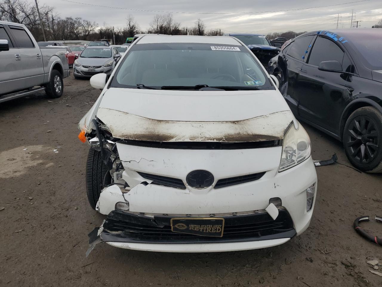 2015 Toyota Prius VIN JTDKN3DU7F0442663 Copart auction photo, front end damage thumbnail 5