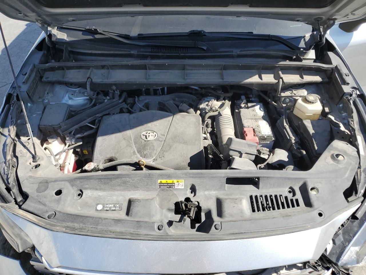 2022 Toyota Highlander VIN 5TDGZRBH3NS175925 Copart auction photo, front end damage thumbnail 14