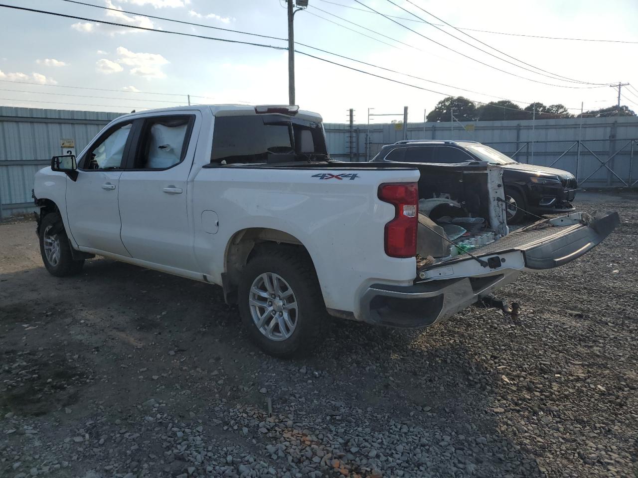 2020 Chevrolet Silverado VIN 3GCUYDED8LG241947 Copart auction photo, rollover damage thumbnail 2