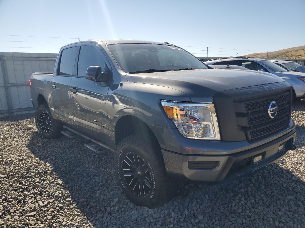 2021 Nissan Titan VIN 1N6AA1EC0MN523969 Copart auction photo, side damage thumbnail 4