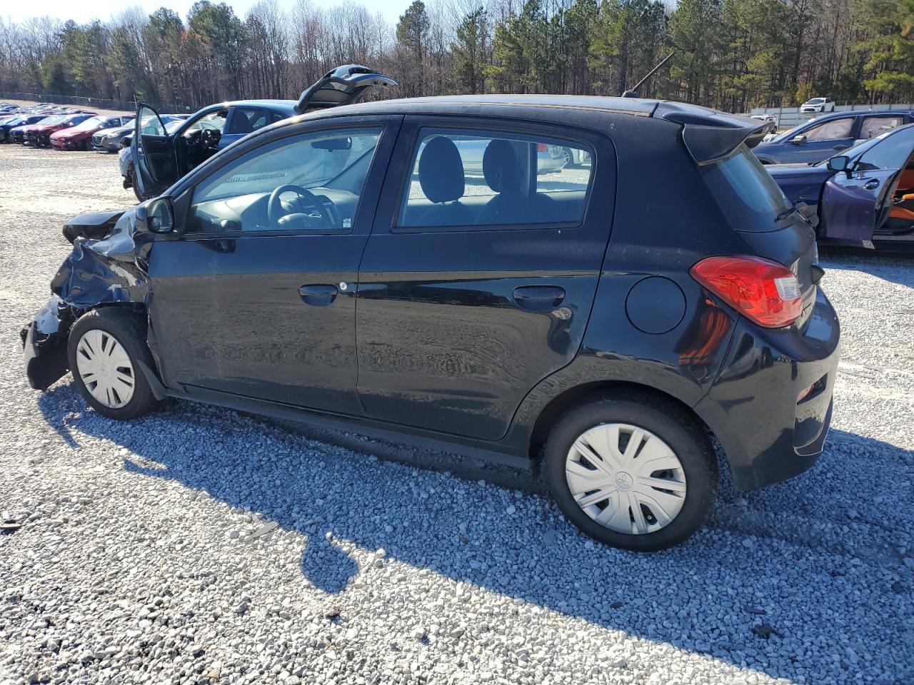 2019 Mitsubishi Mirage VIN ML32A3HJ8KH002851 Copart auction photo, front end / mechanical damage thumbnail 2