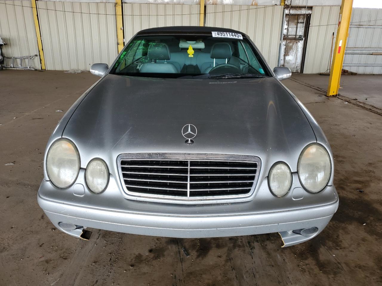 2000 Mercedes-Benz CLK-klasse VIN WDBLK70G3YT033094 Copart auction photo, rear end / side damage thumbnail 5