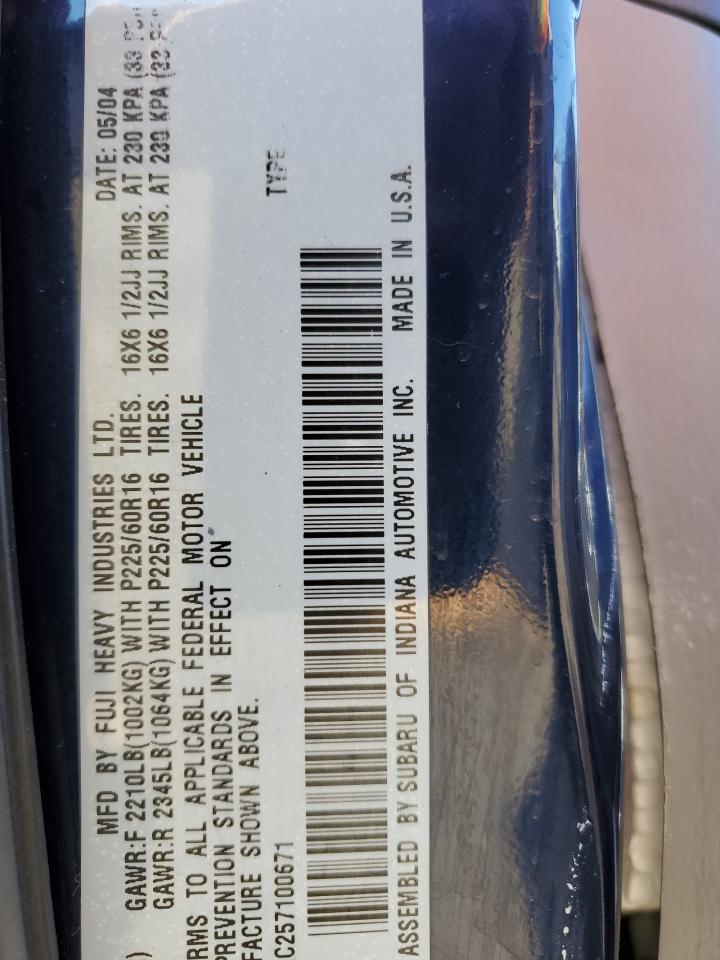 2005 Subaru Baja VIN 4S4BT62C257100671 Copart auction photo, front end damage thumbnail 13